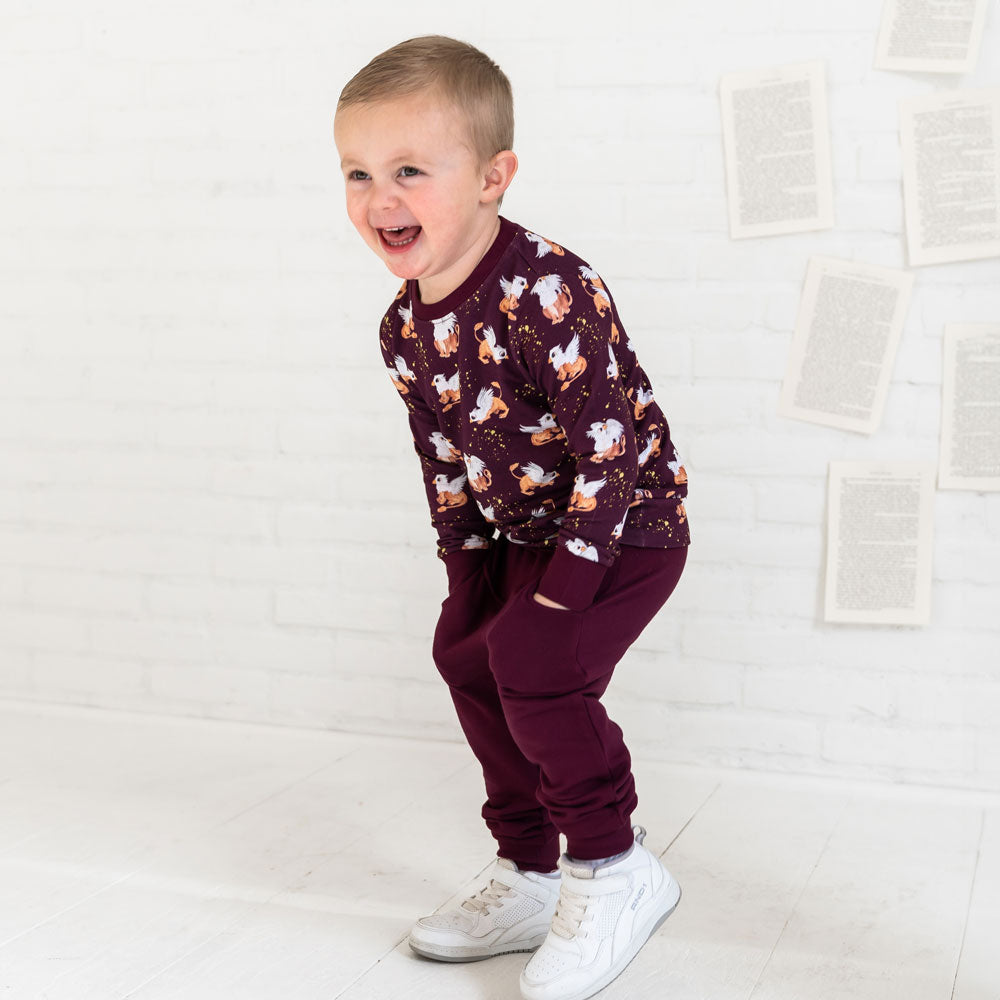  Laree + Co. Griffin Bamboo Luxe Jogger Set - 3T - Bonton