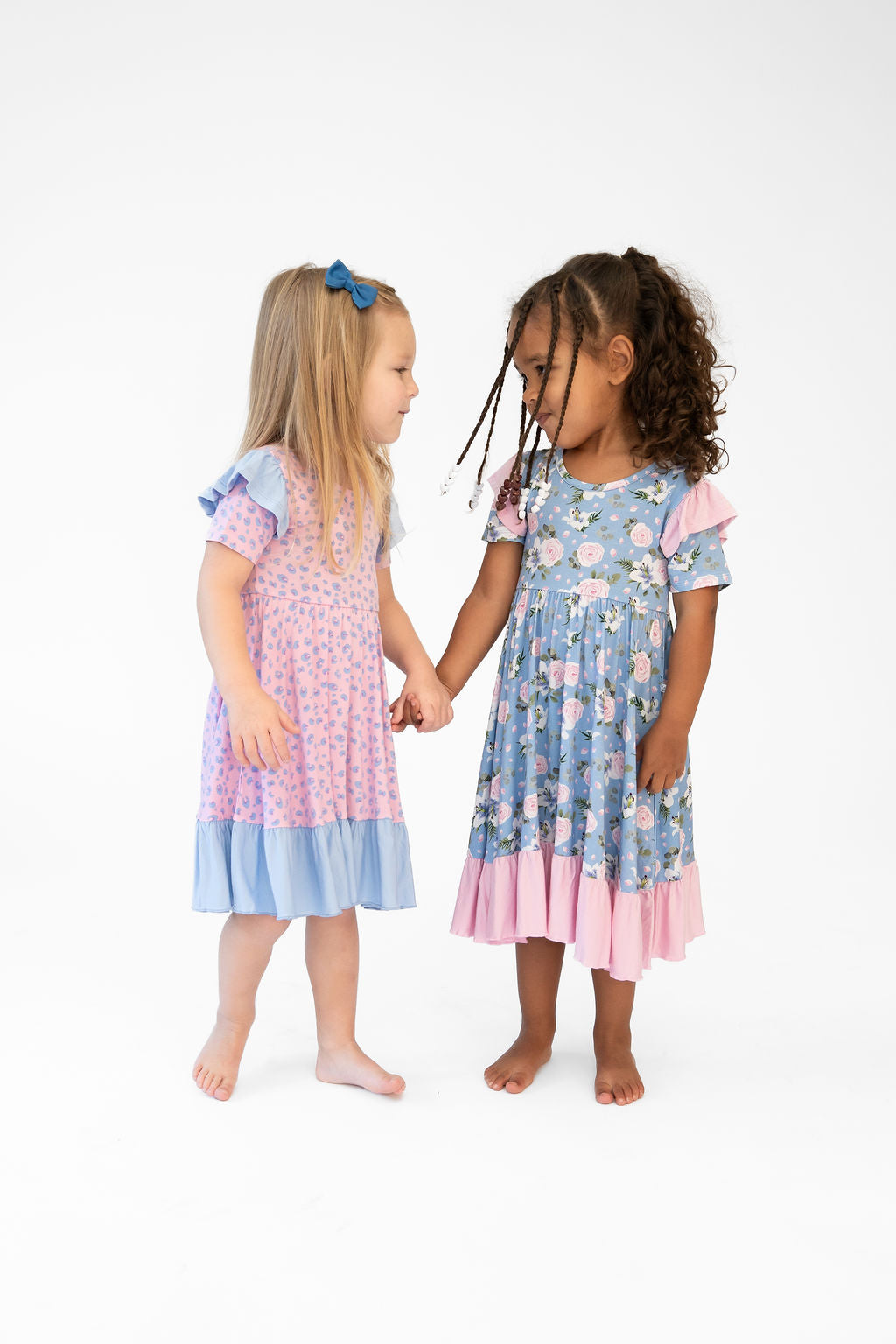  Laree + Co. Lillian Leopard Bamboo Ruffle Spin Dress - 12_18M - Bonton