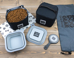 Mobile Dog Gear Dine Away® Food Set, Large, Black