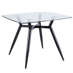 Clara Dinette Table Black & Clear