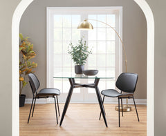 Clara Dinette Table Black & Clear