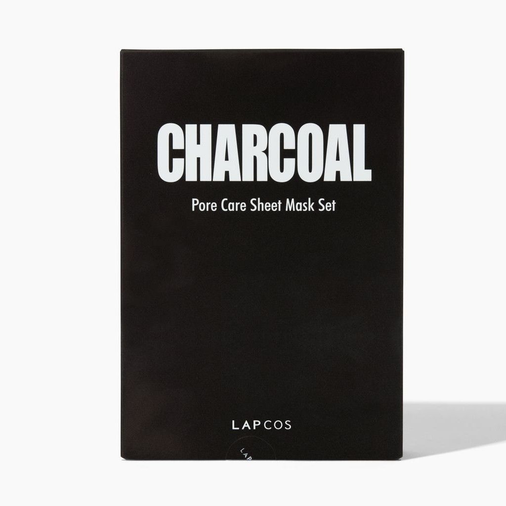  LAPCOS Daily Charcoal Sheet Mask - Skin Detox by LAPCOS - 5 Pack - Bonton