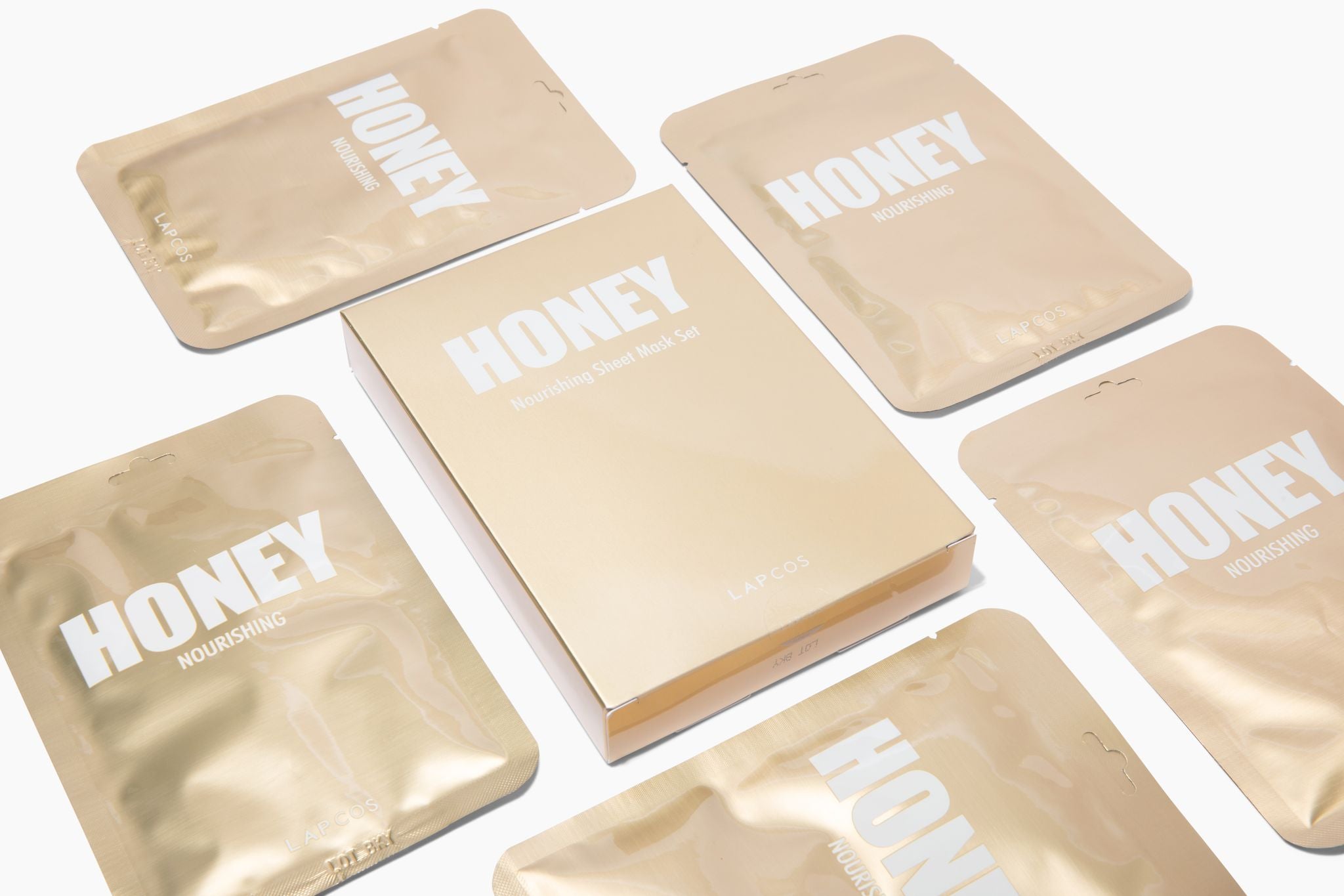  LAPCOS Daily Honey Anti-Bacterial Sheet Mask by LAPCOS - 5 Pack - Bonton
