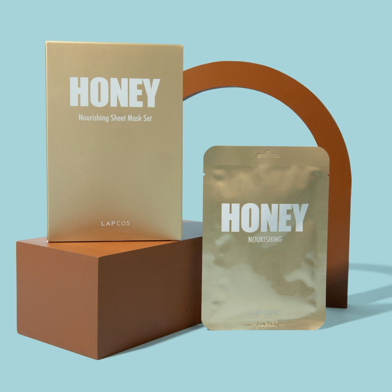  LAPCOS Daily Honey Anti-Bacterial Sheet Mask by LAPCOS - 5 Pack - Bonton