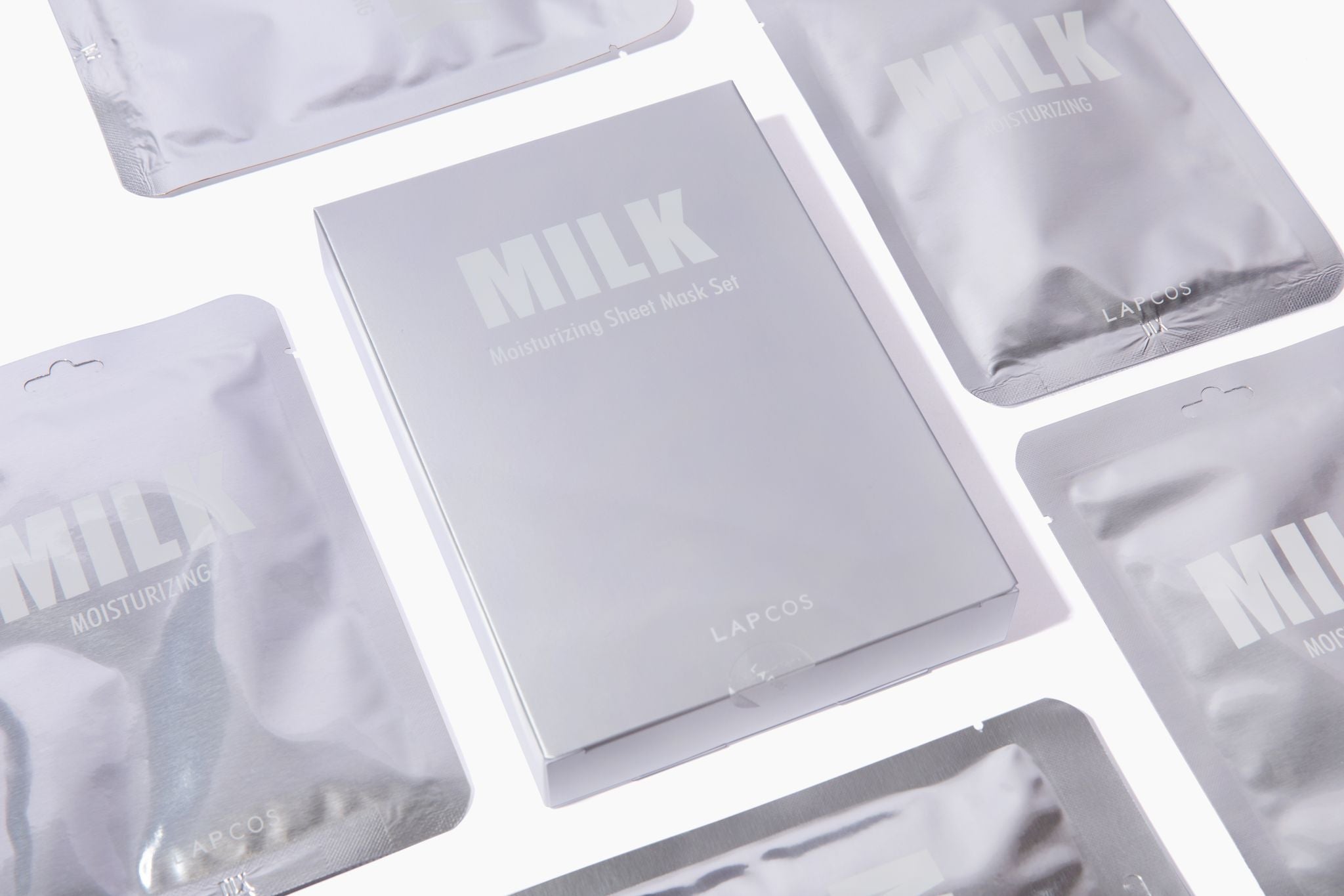  LAPCOS Daily Milk Mask - Hydrating Sheet Mask by LAPCOS - 5 Pack - Bonton