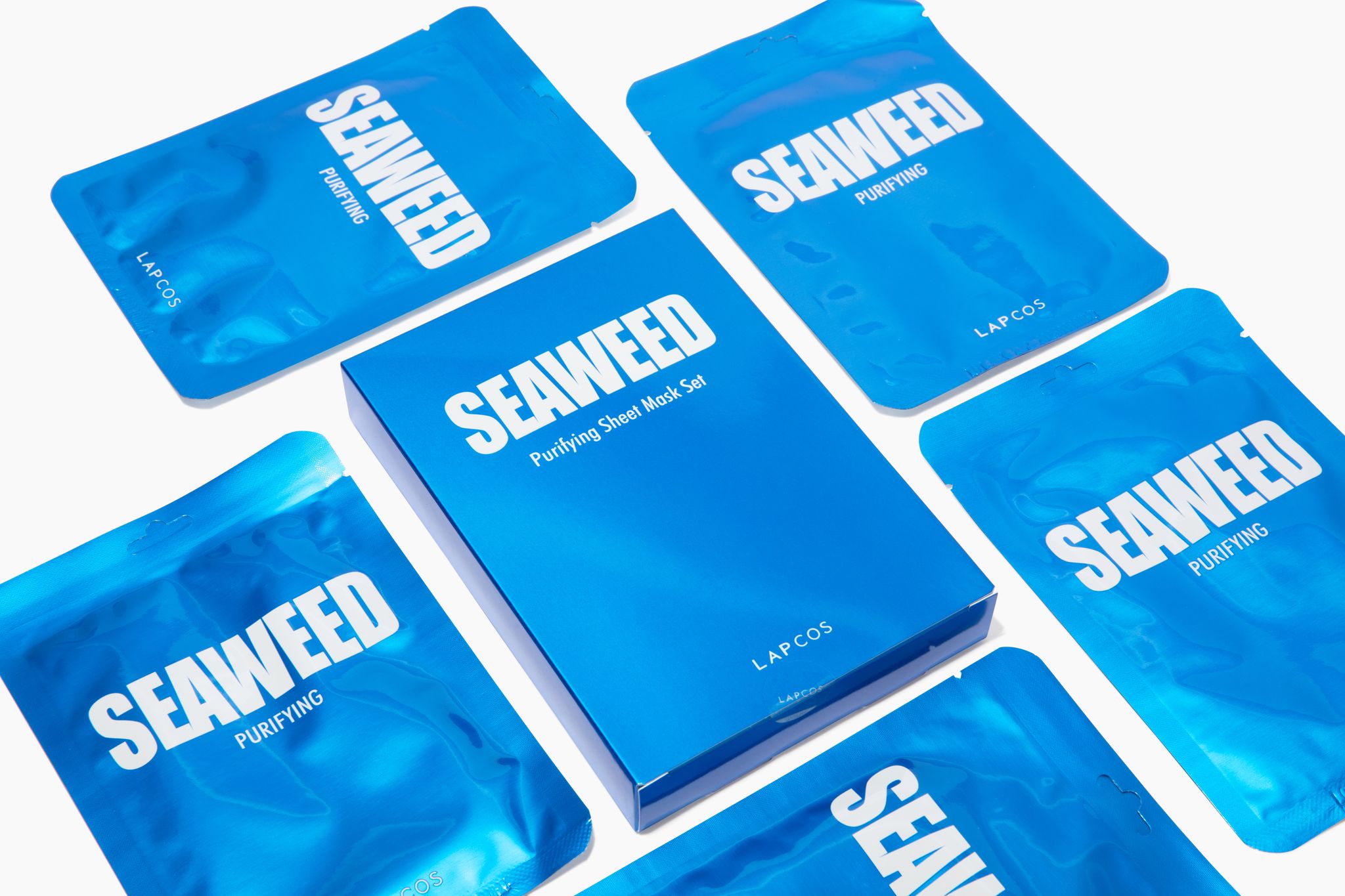  LAPCOS Daily Seaweed Facial Skin Mask by LAPCOS - 5 Pack - Bonton