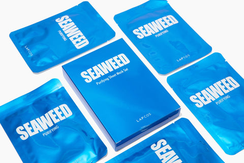 Daily Seaweed Sheet Mask with squalane - Soothes stressed, irritated and sensitive skin best kbeauty sheet mask for dry skin. 