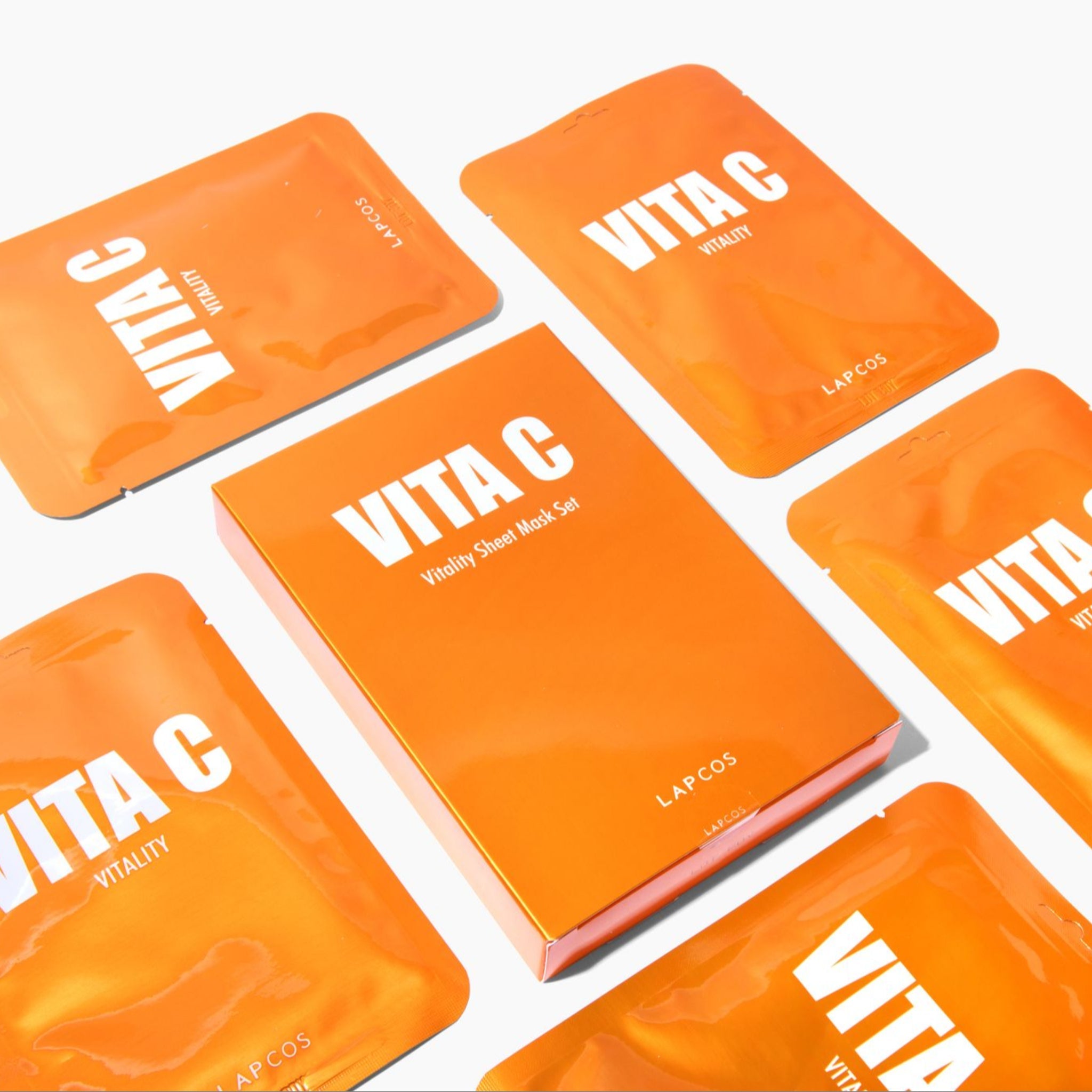 LAPCOS Daily Vitamin C Facial Skin Mask by LAPCOS - 5 Pack - Bonton