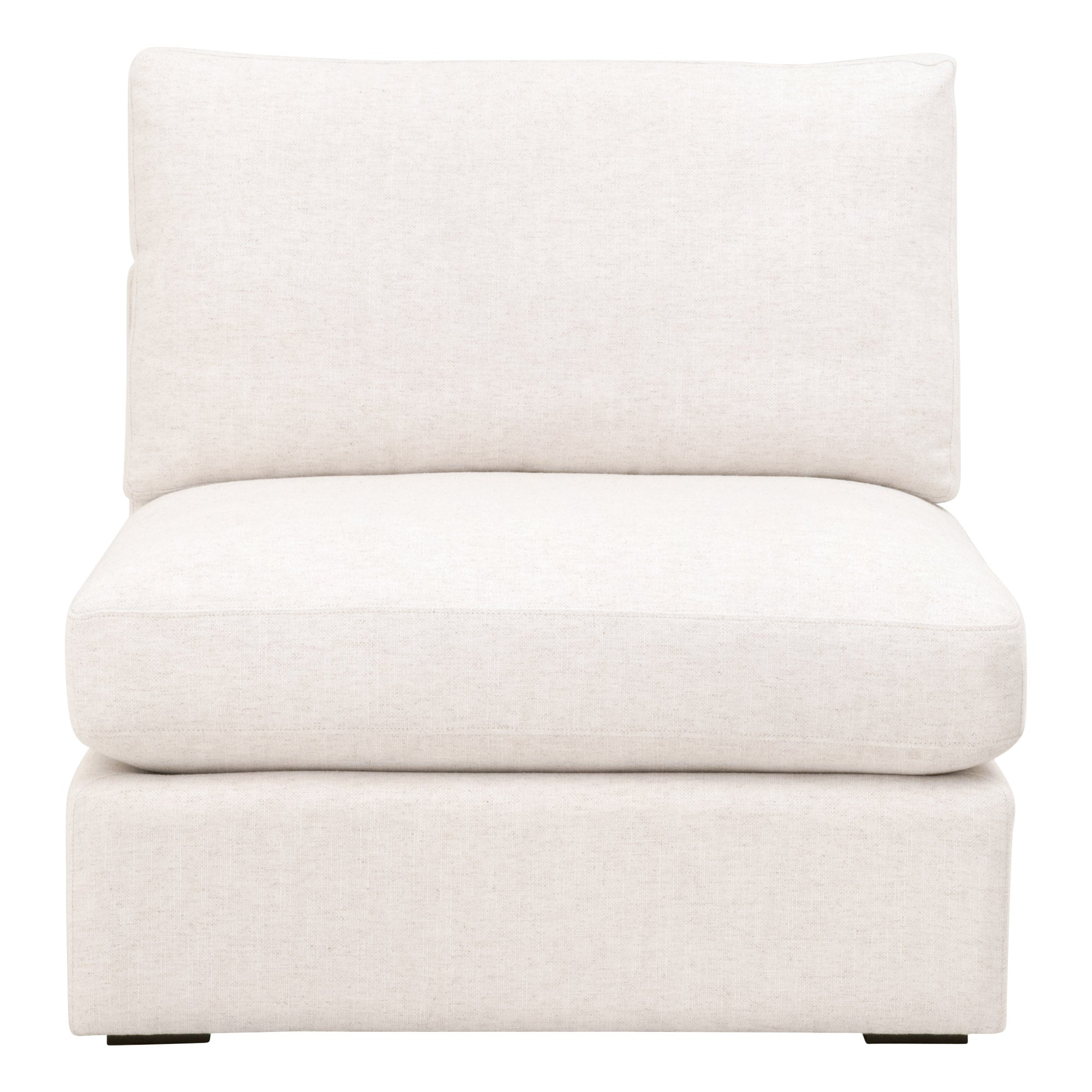  Essentials For Living Daley Modular Armless Chair Cream - Cream - Bonton