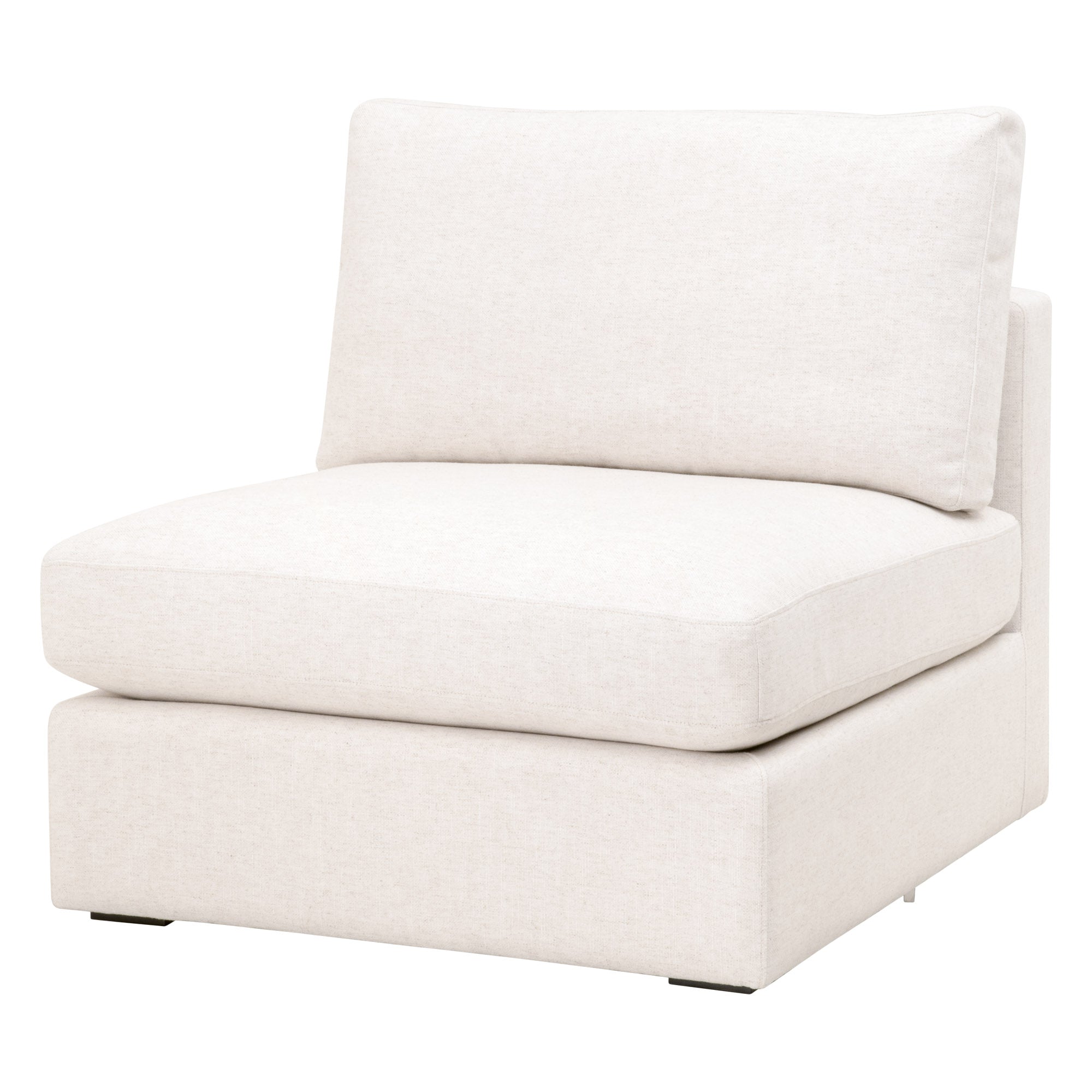  Essentials For Living Daley Modular Armless Chair Cream - Cream - Bonton