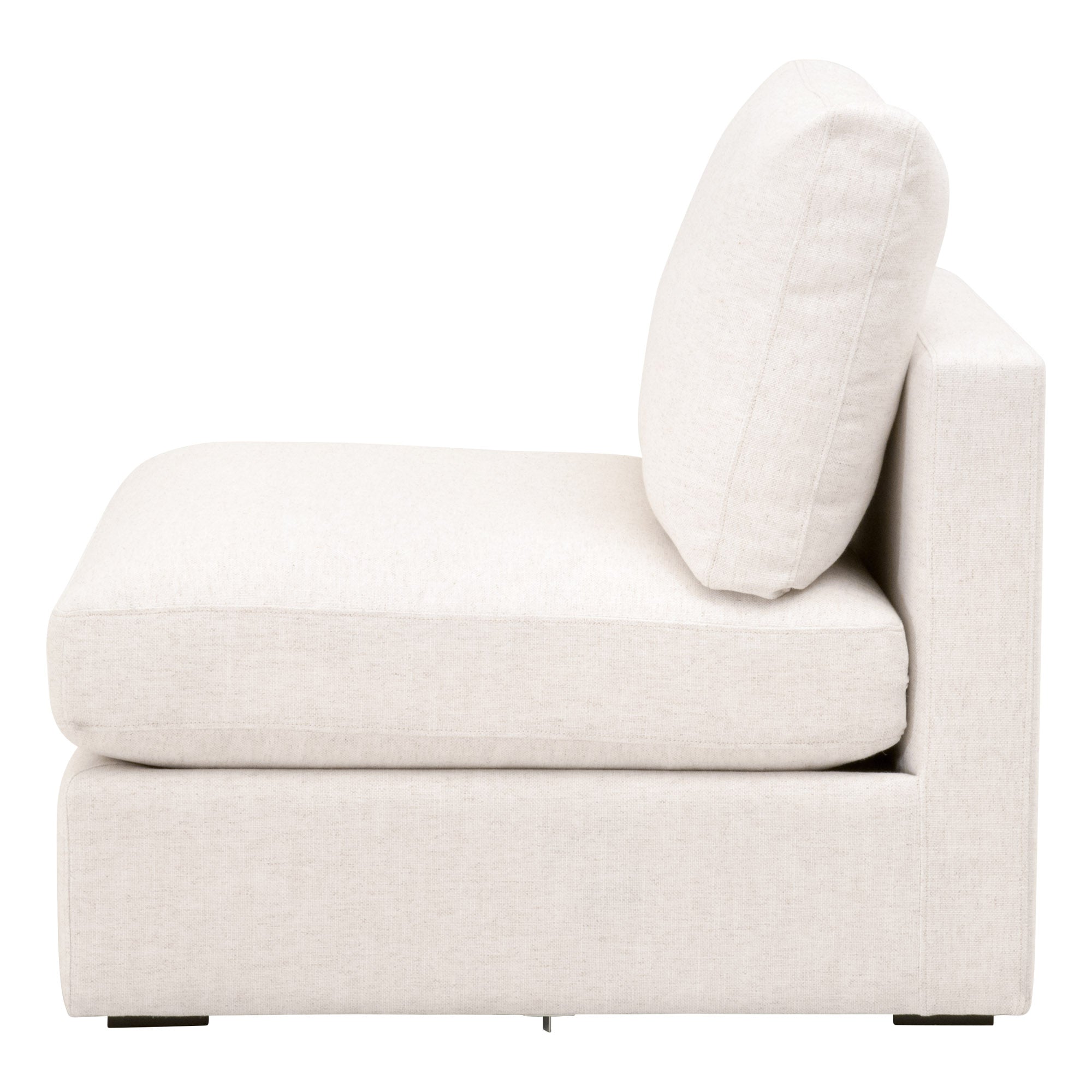  Essentials For Living Daley Modular Armless Chair Cream - Cream - Bonton