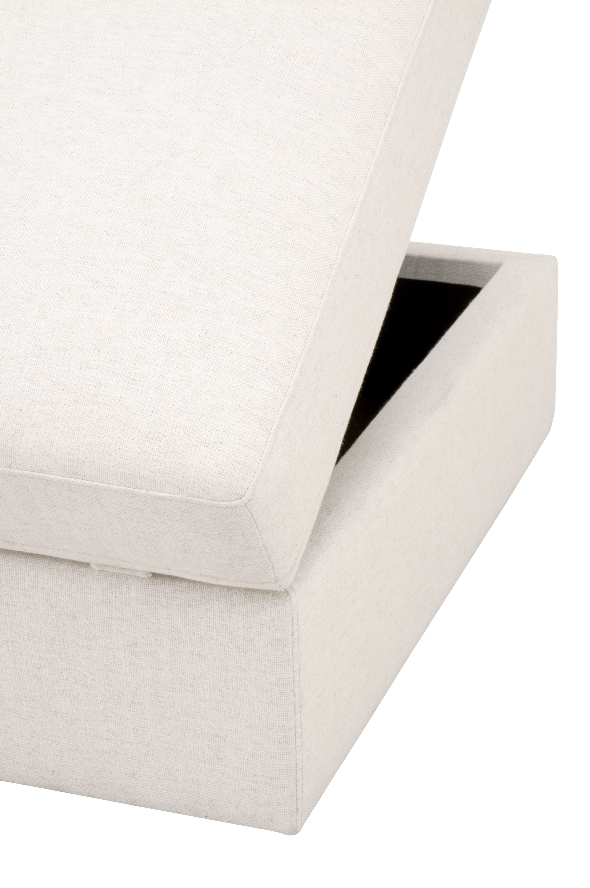  Essentials For Living Daley Modular Storage Ottoman - Ivory - Bonton