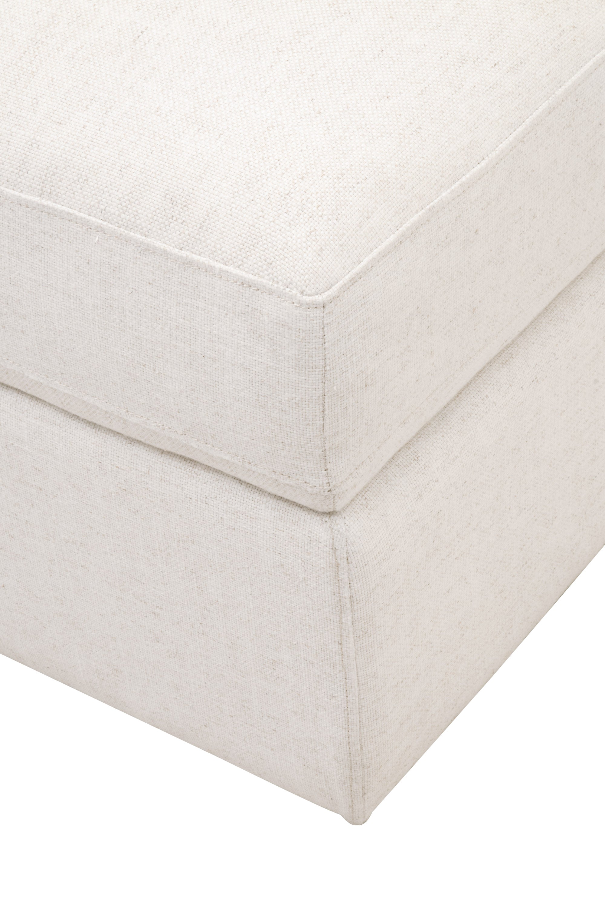  Essentials For Living Daley Modular Storage Ottoman - Ivory - Bonton