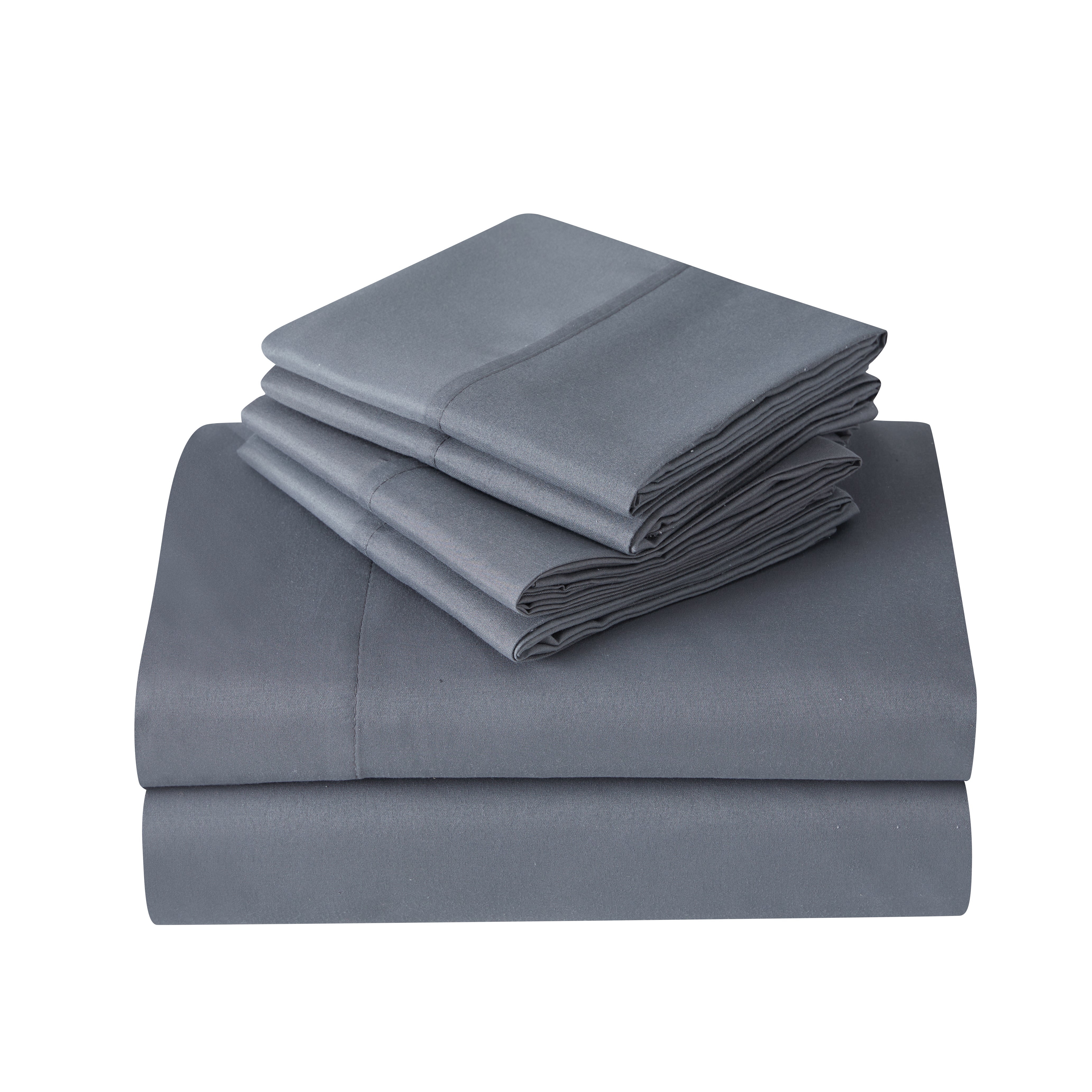 Kathy Ireland Home Kathy Ireland 6 Piece Brushed Microfiber Sheet Set - Full - Bonton