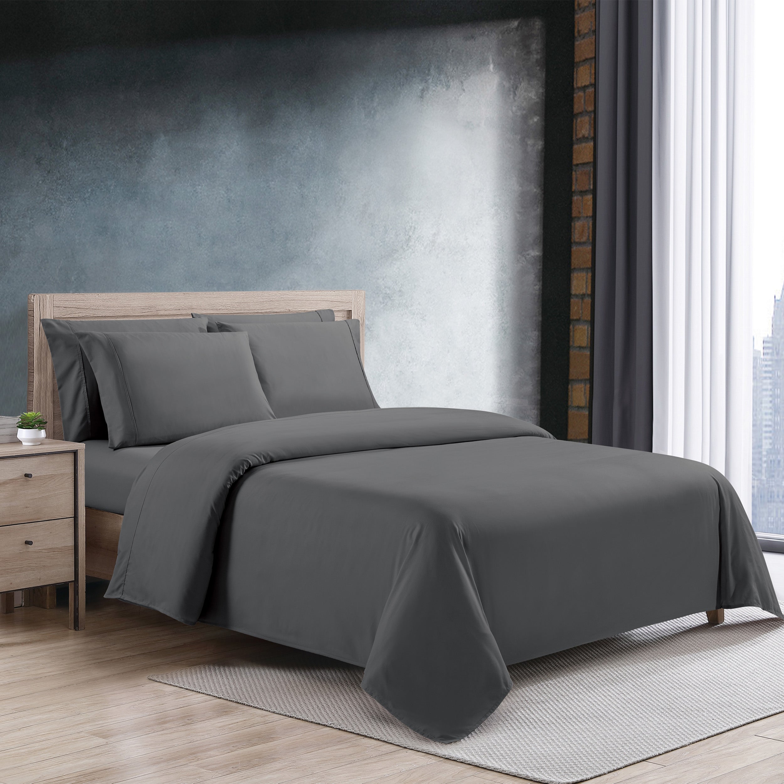  Kathy Ireland Home Kathy Ireland Cool Max 6 Piece Ultra Soft Sheet Set - Twin - Bonton