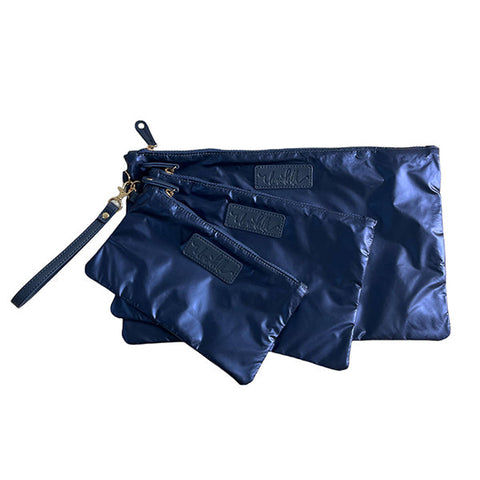 The Carly Trio Wristlet Sapphire 3/15 Ship Date