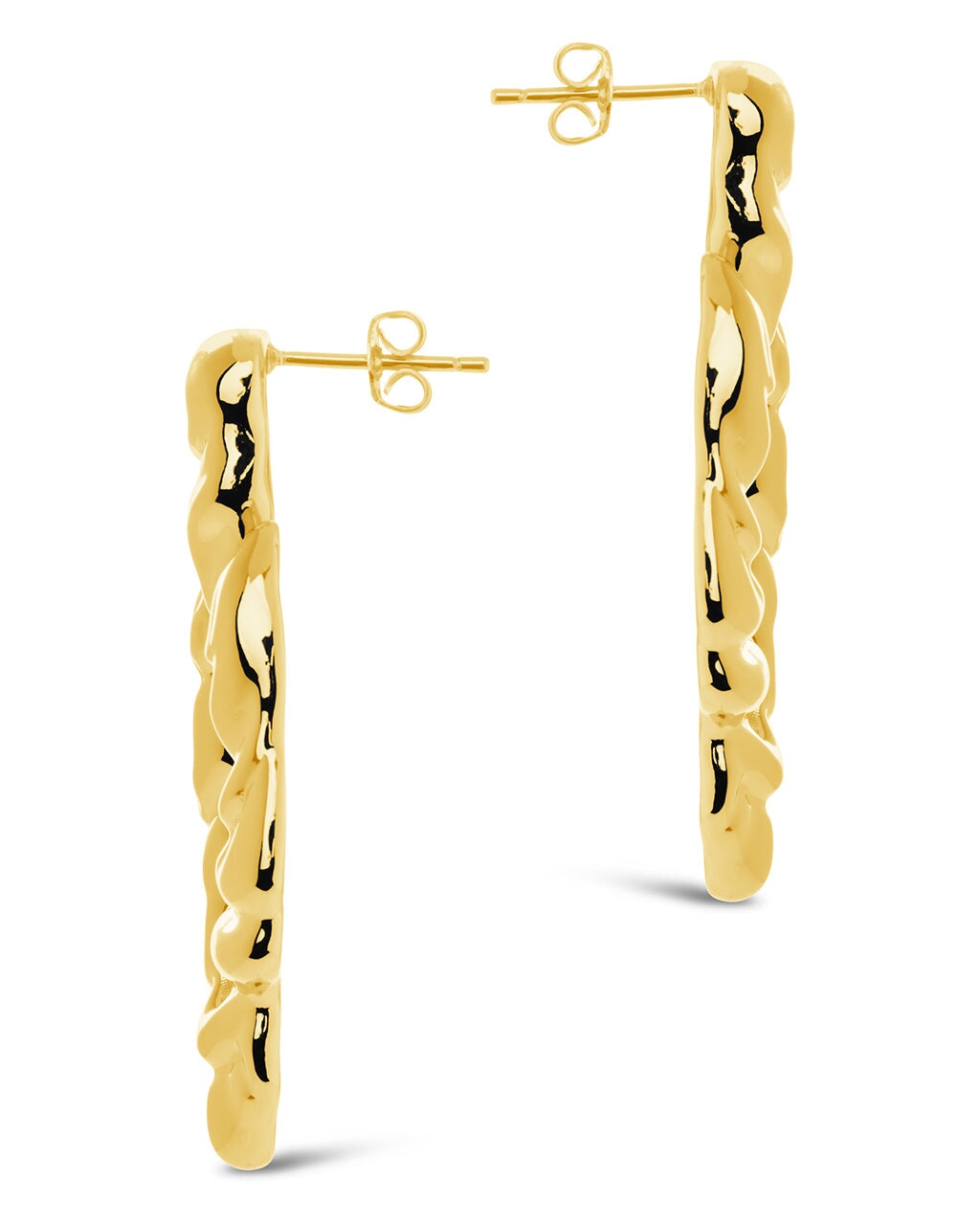  Sterling Forever Tali Drop Earrings - Gold - Bonton