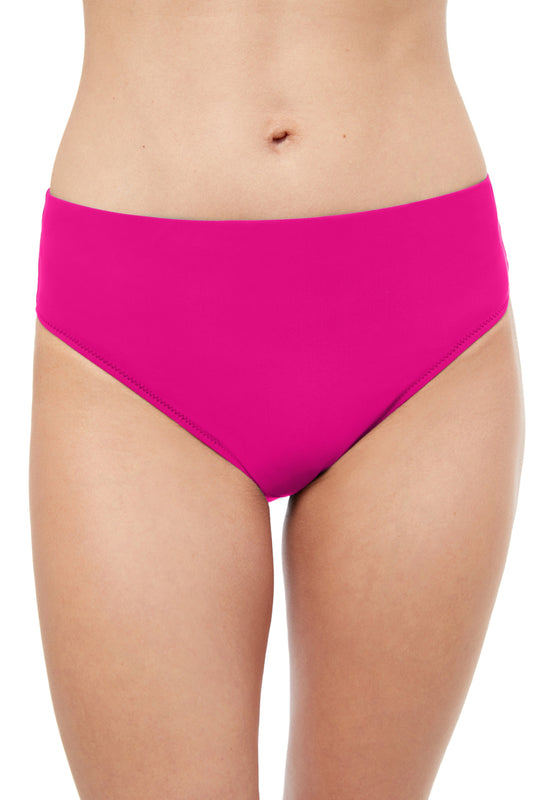 Phoebe High Waist Swim Bottom-Pink