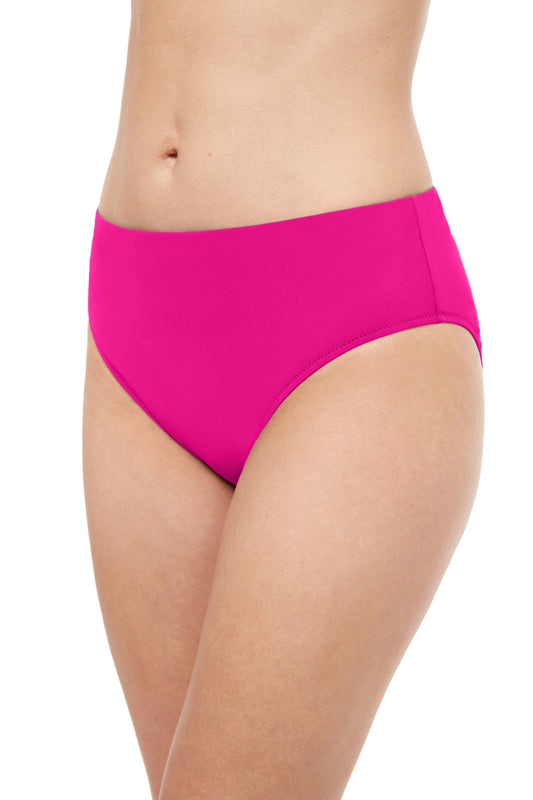 Phoebe High Waist Swim Bottom-Pink