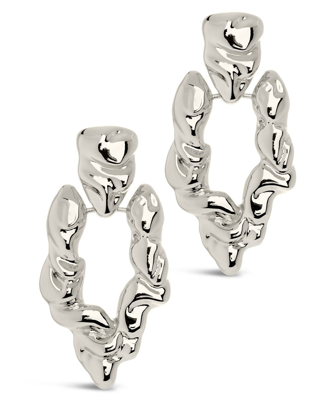  Sterling Forever Tali Drop Earrings - Silver - Bonton