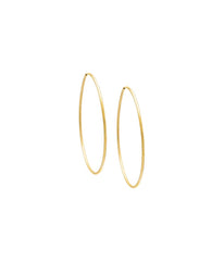 Gold Filled Endless Hoop Earring Gold