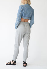 Run Drawstring Pocket Fleece Track Jogger Sweatpant