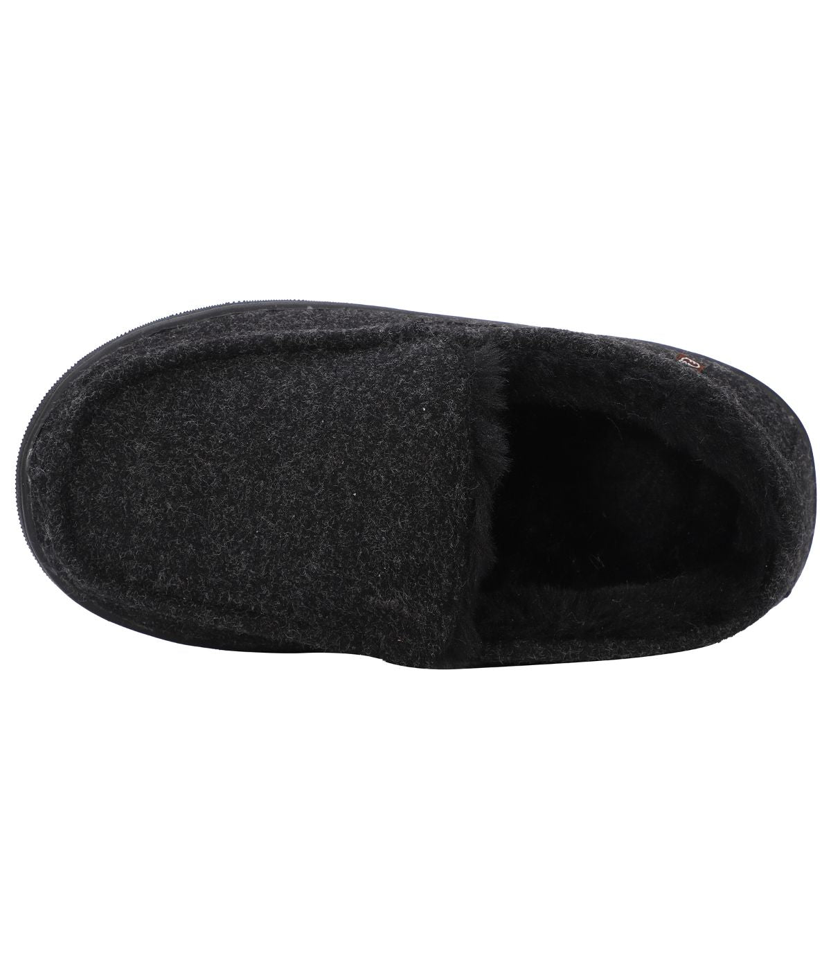  Lamo Men's Moc Slipper - Black Wool - Bonton