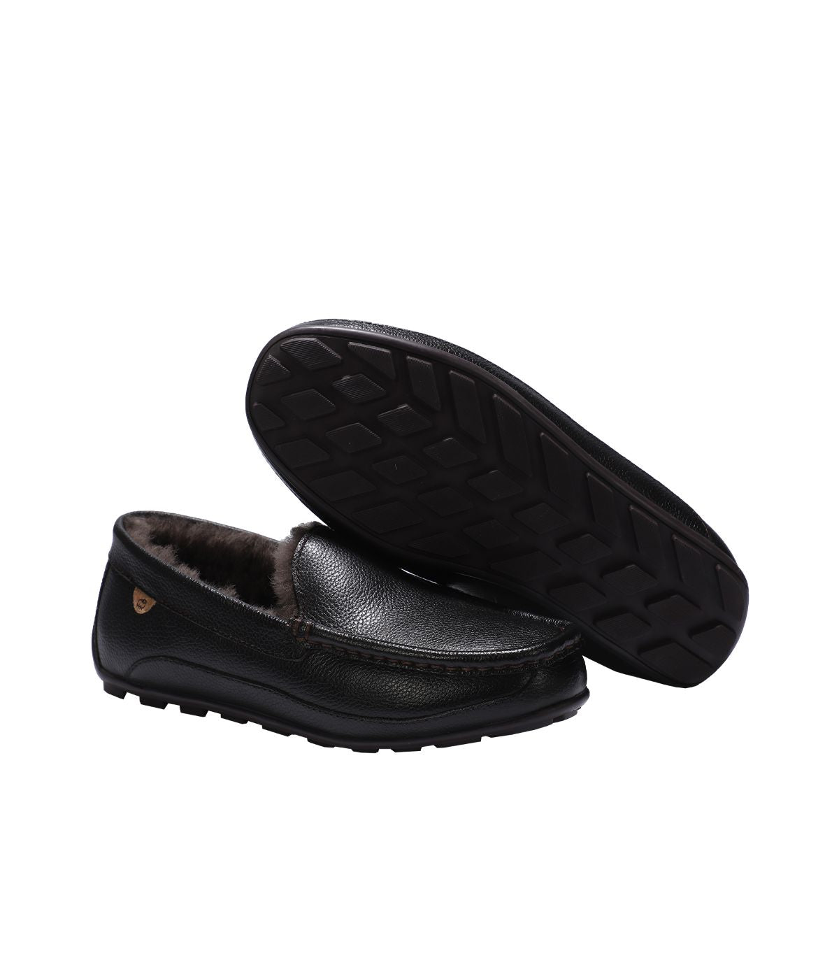  Lamo Grayson Men's Moc Slipper - Chocolate - Bonton