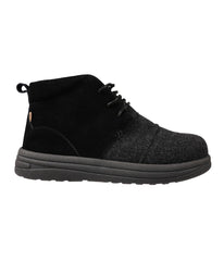 Men's boiled wool bootie Black