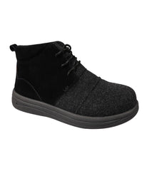 Men's boiled wool bootie Black