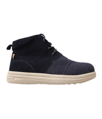 Men's boiled wool bootie Navy