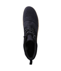 Men's boiled wool bootie Navy