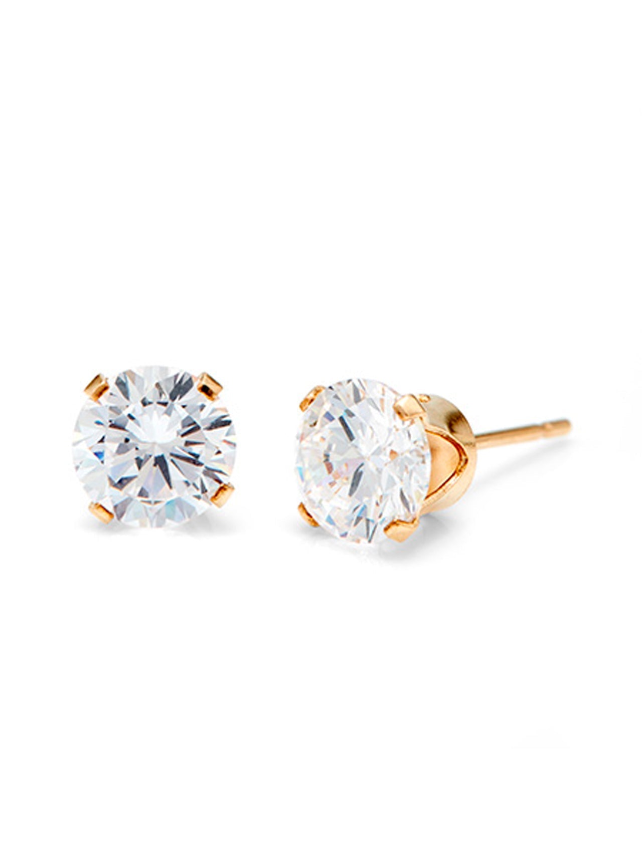  Kenneth Roberts Men's 14K Gold Round Diamond Stud Earrings - Gold - Bonton