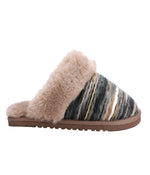 Ladies Classic Scuff slipper with Western style yarn upper Mushroom