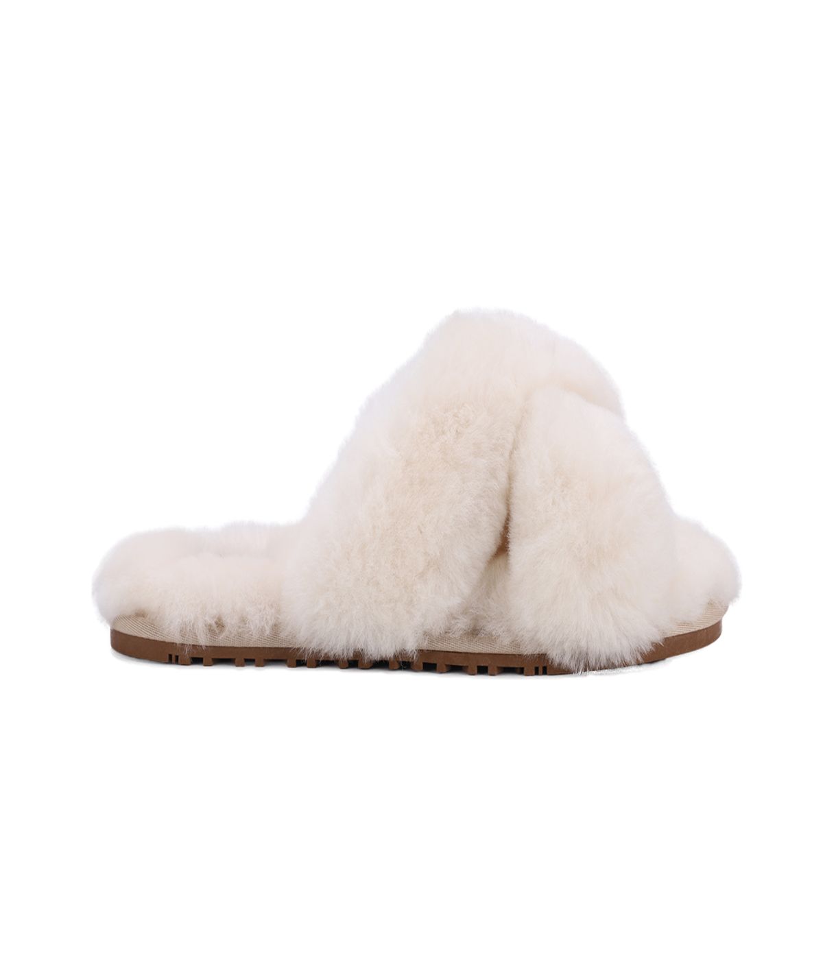  Lamo Naomi Ladies Slide - Cream - Bonton