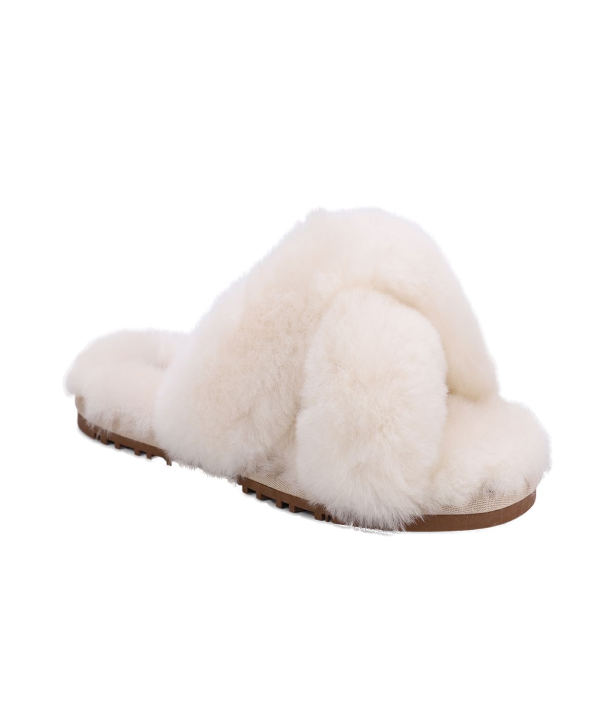  Lamo Naomi Ladies Slide - Cream - Bonton