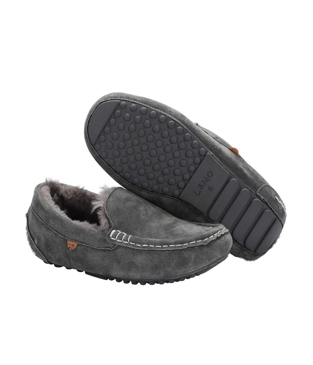  Lamo Callie Slipper Moccasin - CHARCOAL - Bonton