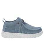 Ladies casual shoe with breathable knit uppers Slate Blue