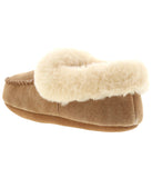Ladies Australian-Style soft sole Bootie with suede upper Chestnut