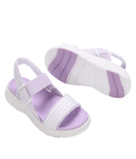 Ladies elastic upper sandal with Lamo-LITE EVA outsoles Lavender