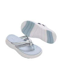 Ladies Summer Thong Sandal with Lamo-LITE EVA outsole Blue