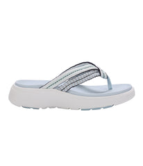 Ladies Summer Thong Sandal with Lamo-LITE EVA outsole Blue