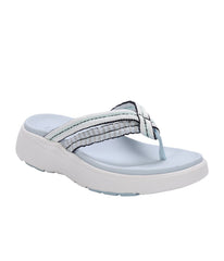 Ladies Summer Thong Sandal with Lamo-LITE EVA outsole Blue