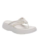 Ladies Summer Thong Sandal with Lamo-LITE EVA outsole White