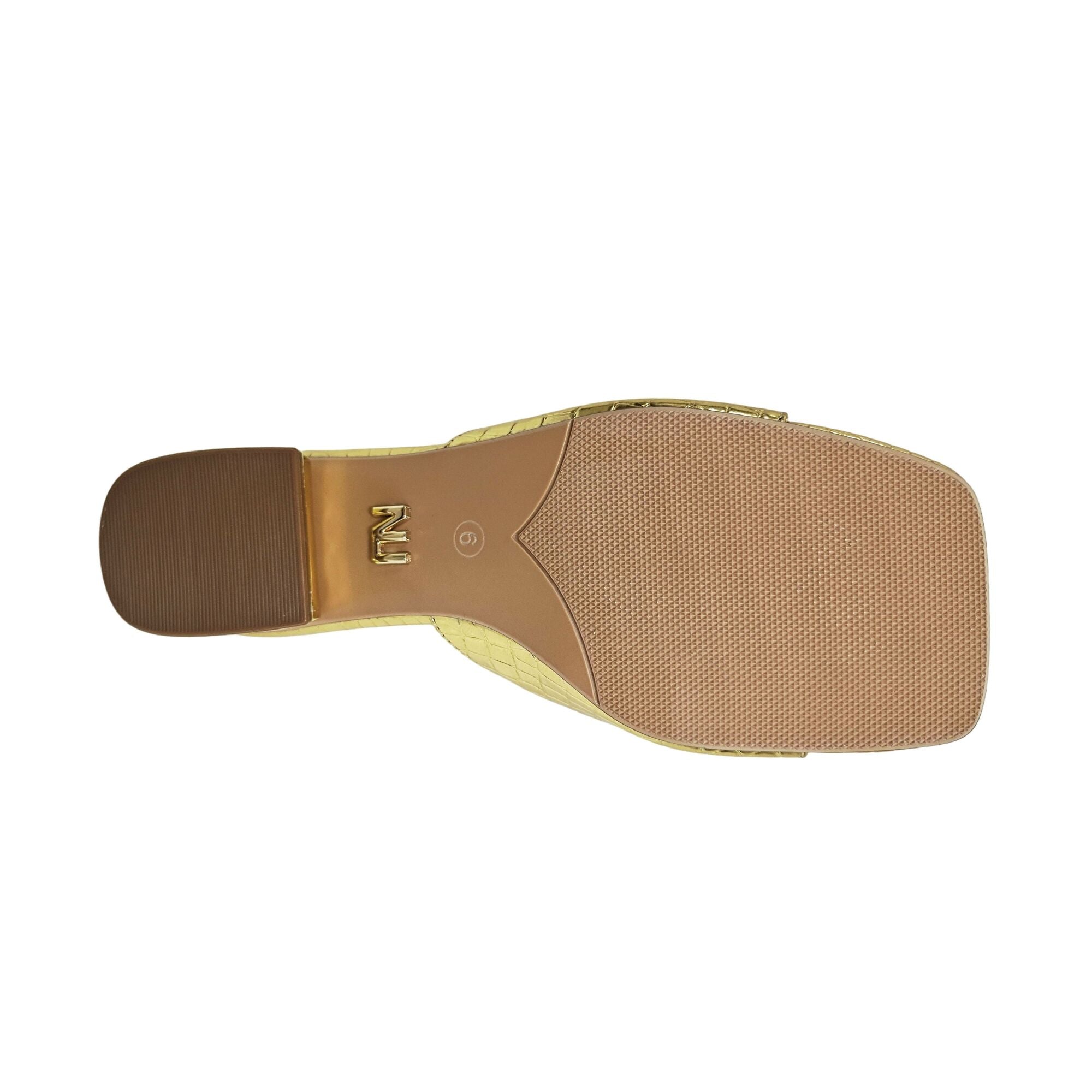  Ninety Union Expo Open Toe Slide - Gold - Bonton