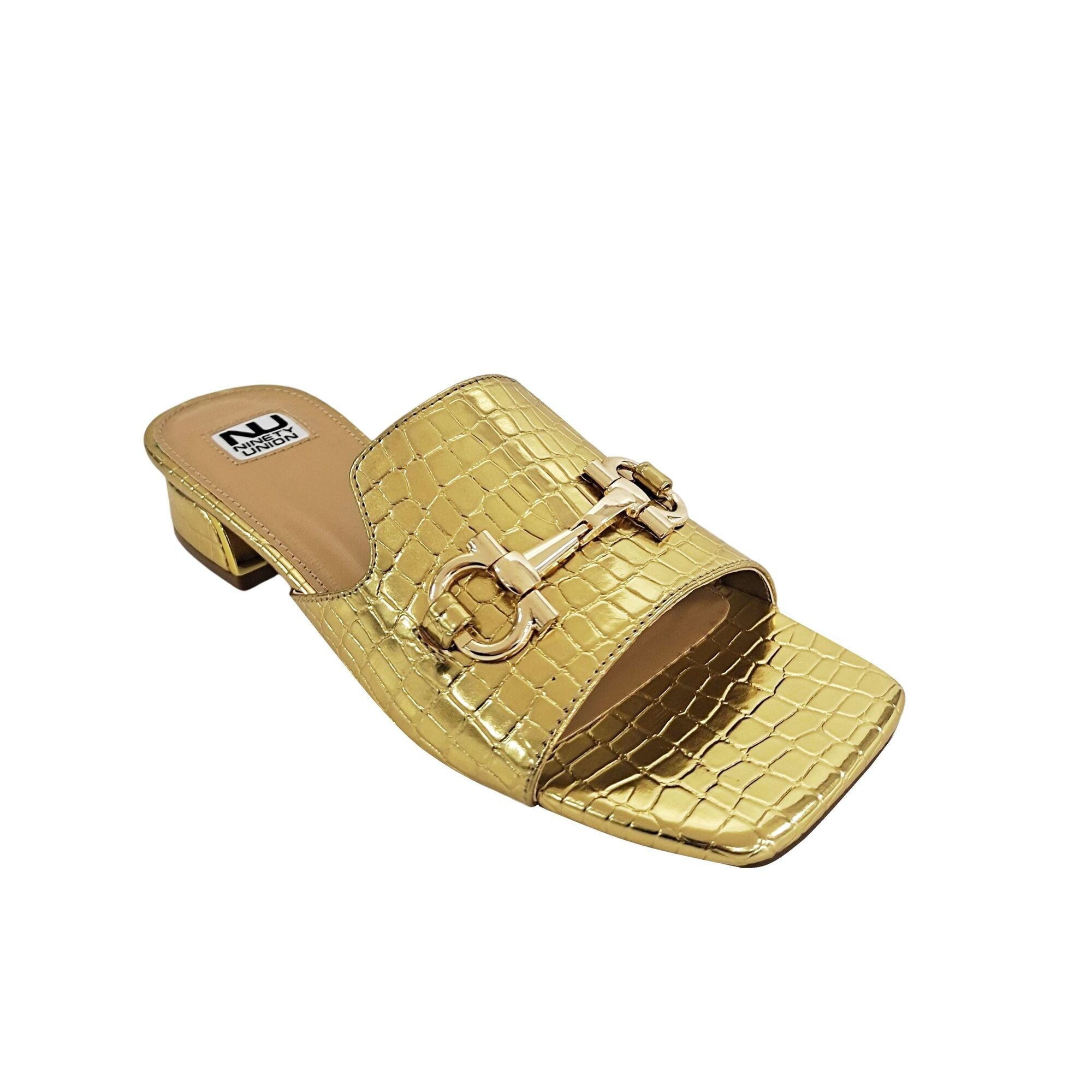  Ninety Union Expo Open Toe Slide - Gold - Bonton