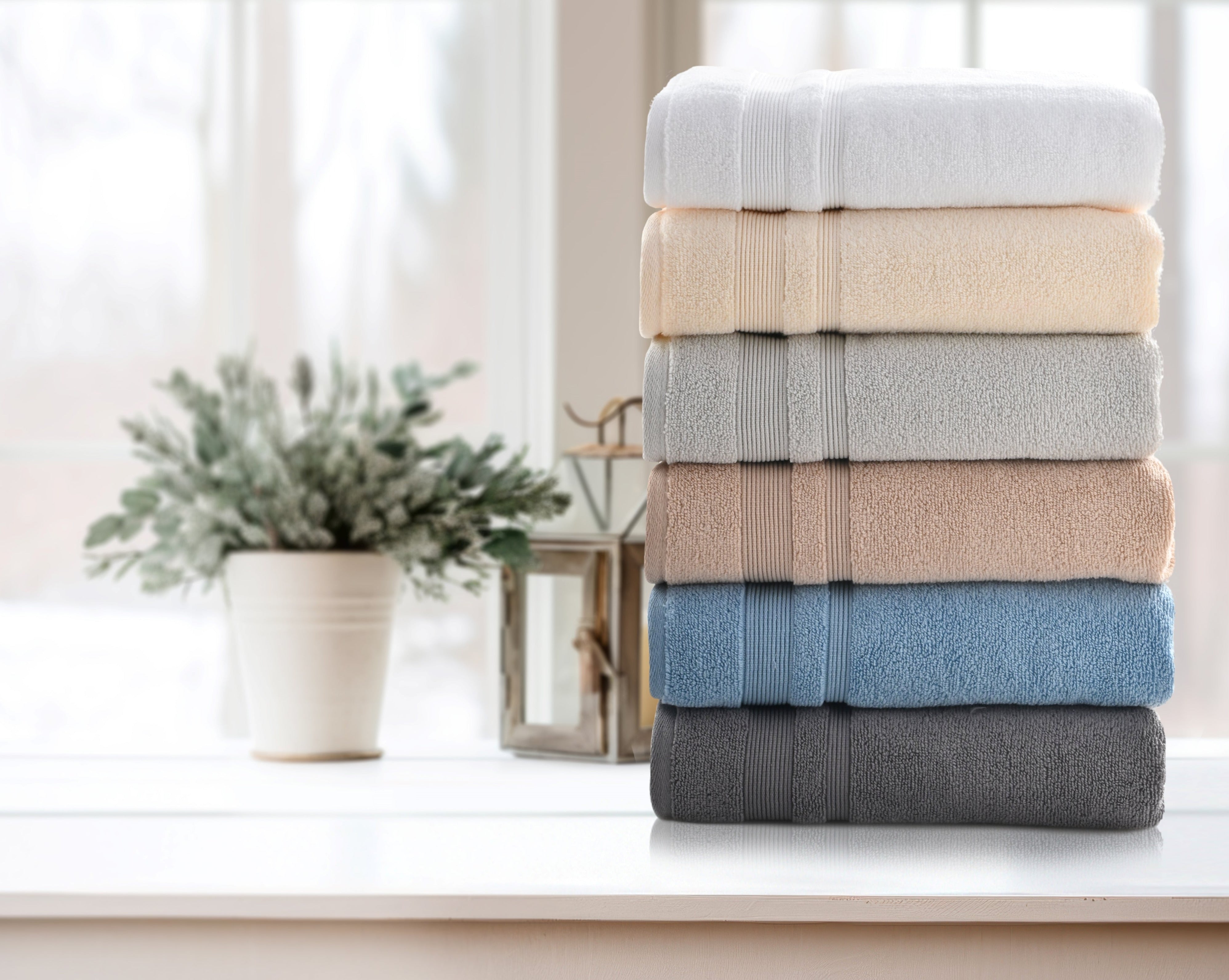  Kathy Ireland Home Kathy Ireland 4 Piece Zero Twist Cotton Plush Bath Towel Set - White - Bonton