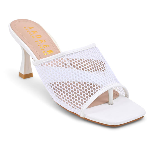 Women's Emilia Sandals-White-6-1
