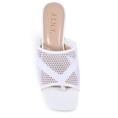 Women's Emilia Sandals-White-8-3