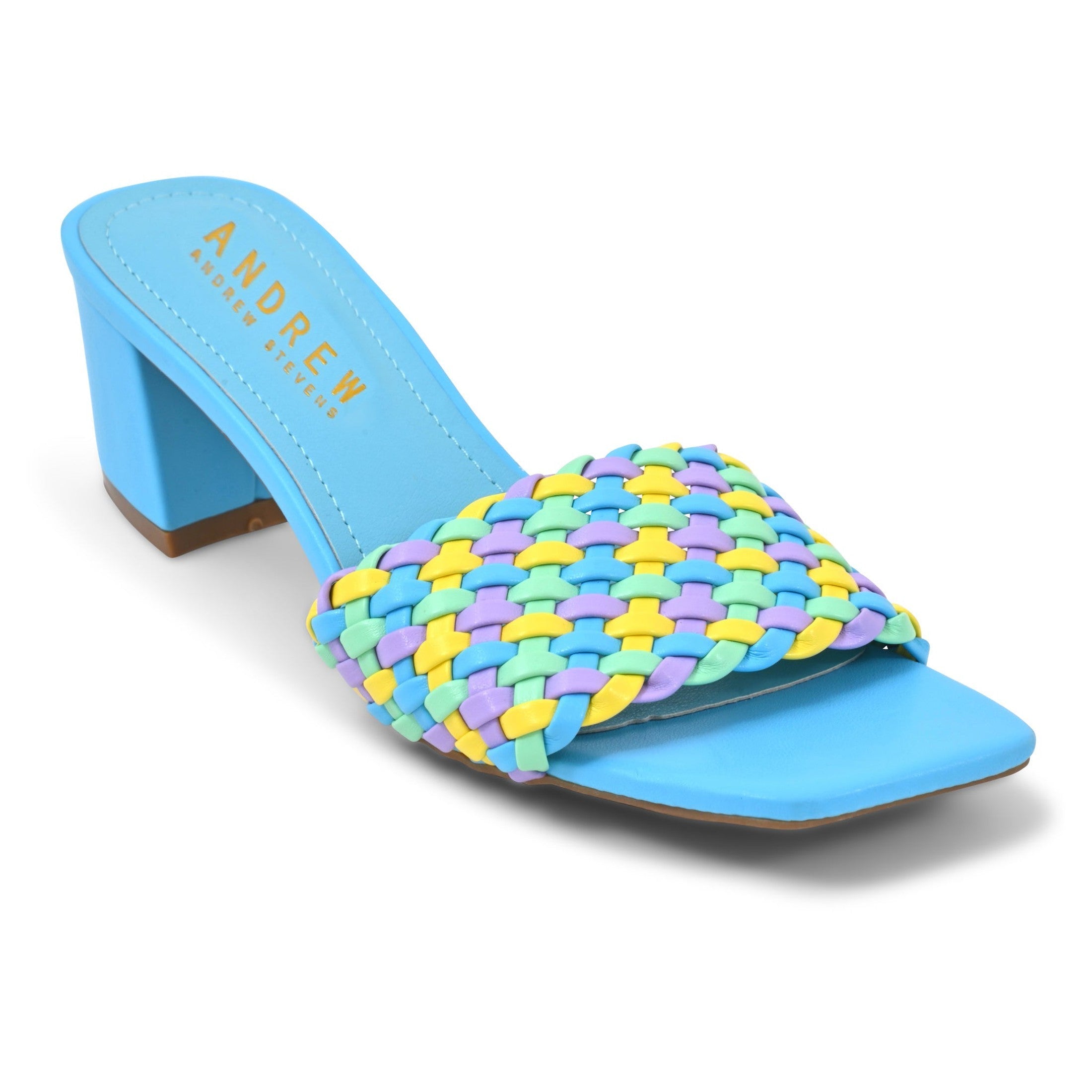 Women's Eve Sandals-Blue Multi-6-1